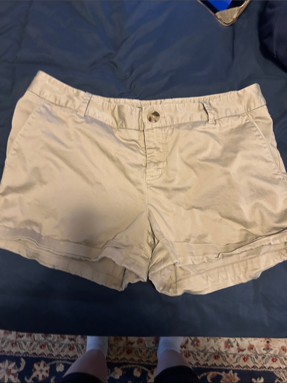 Talula Light Beige Chino Shorts